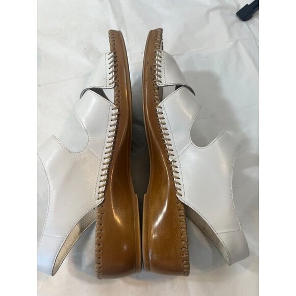 Naturalizer Sandals Strappy Sketch Slingback Comfort Shoe Womens sz 6.5 white - Picture 2 of 9